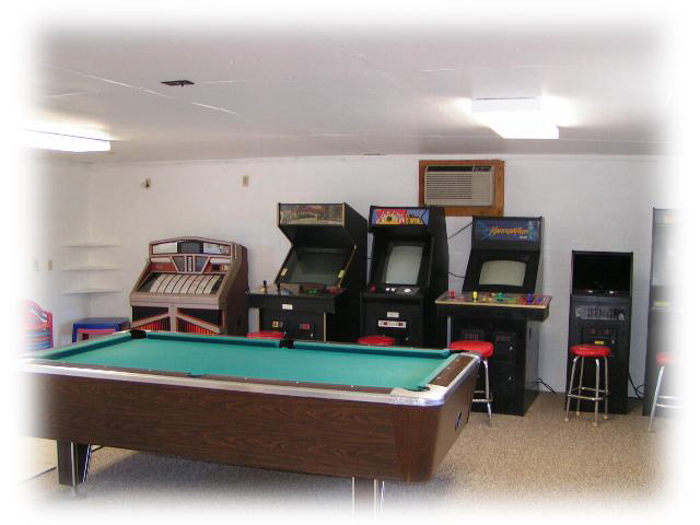 Image of the Poplars Resort gaming room